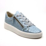 DL Sport sneaker blauw croco lak 6515